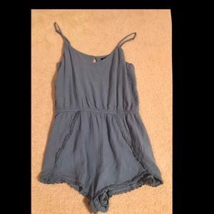 Light/Navy blue summer romper